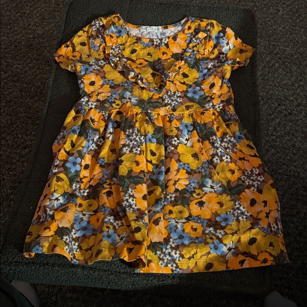 Floral dress with pockets Copper Key